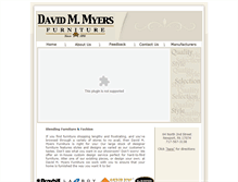 Tablet Screenshot of davidmmyersfurniture.com
